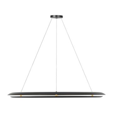 Cielo LED Chandelier in Midnight Black by Visual Comfort Studio