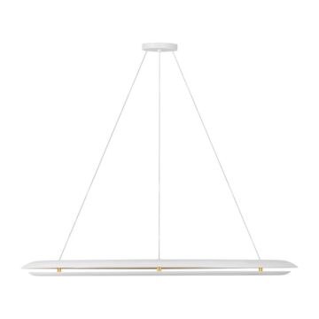 Cielo LED Chandelier in Matte White by Visual Comfort Studio