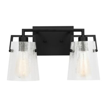 Crofton  Bathroom Vanity Light in Midnight Black by Visual Comfort Studio