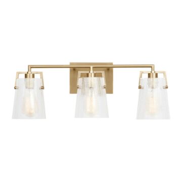 Crofton  Bathroom Vanity Light in Satin Brass by Visual Comfort Studio