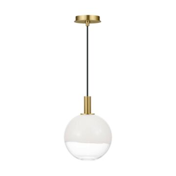 Torian  Pendant in Burnished Brass by Visual Comfort Studio