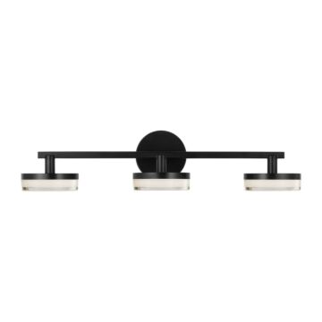 Khan LED Bathroom Vanity Light in Aged Iron by Visual Comfort Studio