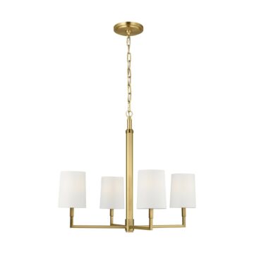 Danica  Chandelier in Burnished Brass by Visual Comfort Studio