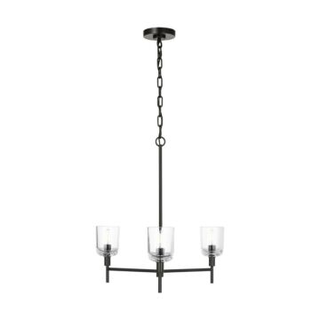 Hartley  Chandelier in Aged Iron by Visual Comfort Studio