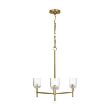Hartley  Chandelier in Burnished Brass by Visual Comfort Studio