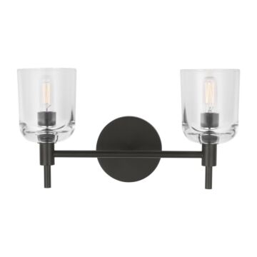 Hartley  Bathroom Vanity Light in Aged Iron by Visual Comfort Studio