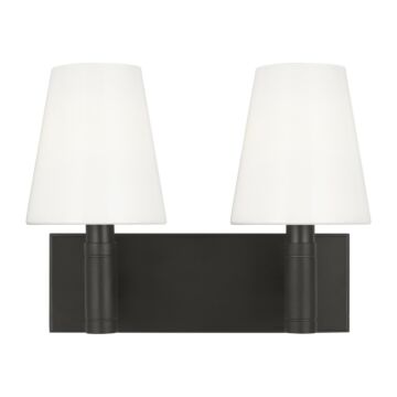 Beckham Classic  Bathroom Vanity Light in Aged Iron by Visual Comfort Studio