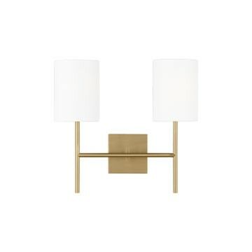 Key  Wall Sconce in Burnished Brass by Visual Comfort Studio
