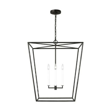 Viota  Lantern in Aged Iron by Visual Comfort Studio