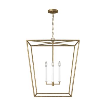 Viota  Lantern in Casted Gild by Visual Comfort Studio