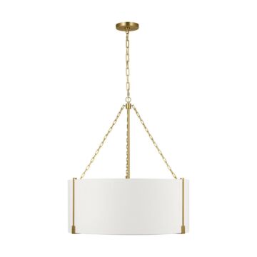 Bergen  Pendant in Burnished Brass by Visual Comfort Studio