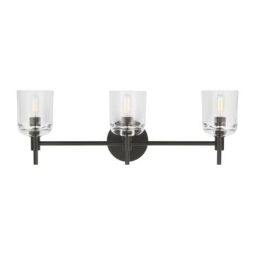 Hartley  Bathroom Vanity Light in Aged Iron by Visual Comfort Studio