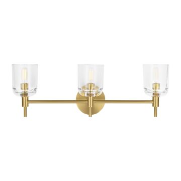 Hartley  Bathroom Vanity Light in Burnished Brass by Visual Comfort Studio