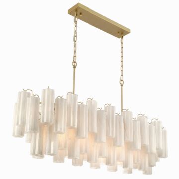 Sophia  Island Pendant in Brushed Brass by Artcraft Lighting
