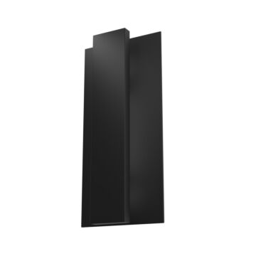 Canoga LED Outdoor Wall Mount in Matte Black by Hunter Fans