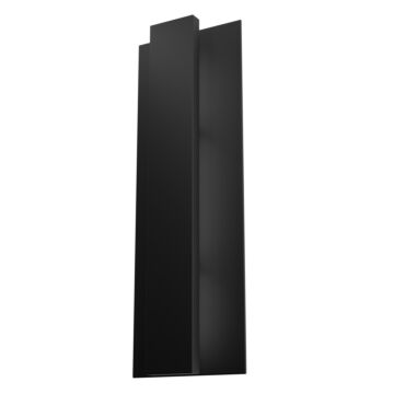 Canoga LED Outdoor Wall Mount in Matte Black by Hunter Fans