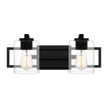 Lansdowne Two Light Bath in Matte Black by Quoizel