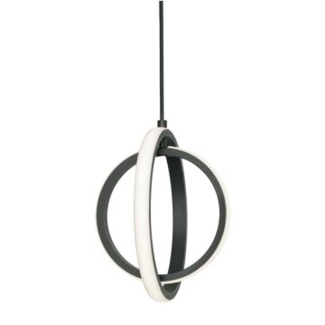 Lock LED Pendant in Black by AFX Lighting
