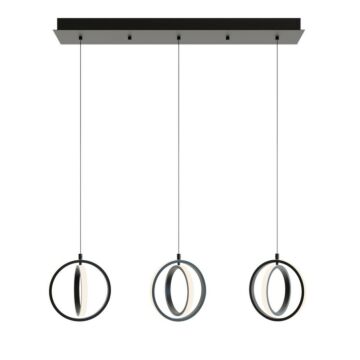 Lock LED Pendant in Black by AFX Lighting