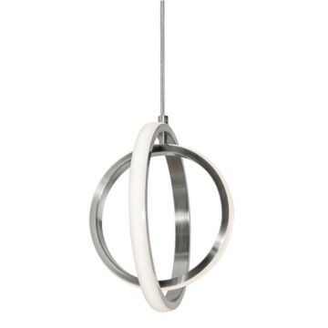 Lock LED Pendant in Satin Nickel by AFX Lighting