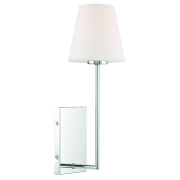 Lena One Light Wall Sconce in Polished Chrome by Crystorama