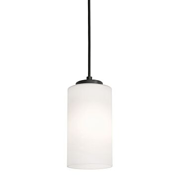 Leo One Light Pendant in Black by AFX Lighting