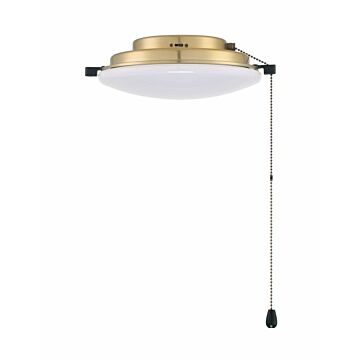 Light Kit Disk LED Light Kit in Satin Brass by Craftmade