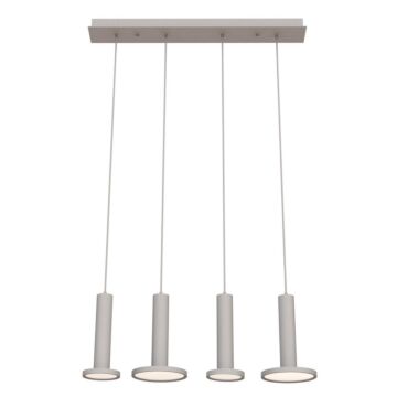 Luna LED Pendant in White by AFX Lighting