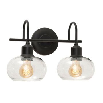 Laney Two Light Vanity in Black by AFX Lighting