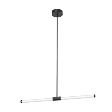 Akari LED Island Pendant in Black by Kuzco Lighting