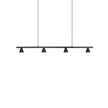Dune LED Island Pendant in Black by Kuzco Lighting