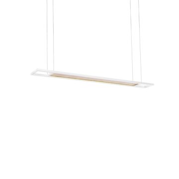  Grid LED Pendant Light in White