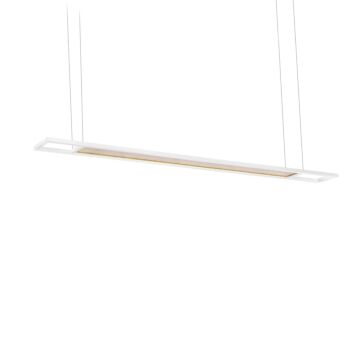  Grid LED Pendant Light in White