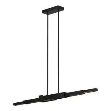 Enzo LED Linear Pendant in Black by Kuzco Lighting