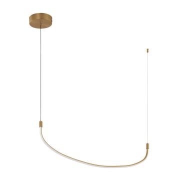 Talis LED Pendant in Brushed Gold by Kuzco Lighting