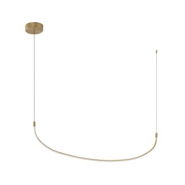 Talis LED Pendant in Brushed Gold by Kuzco Lighting