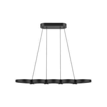 Maestro LED Island Pendant in Black by Kuzco Lighting