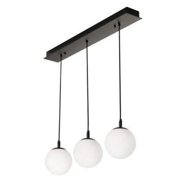 Loretto Three Light Pendant in Black by AFX Lighting