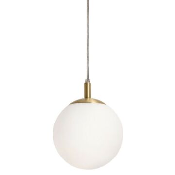Loretto One Light Pendant in Satin Brass by AFX Lighting