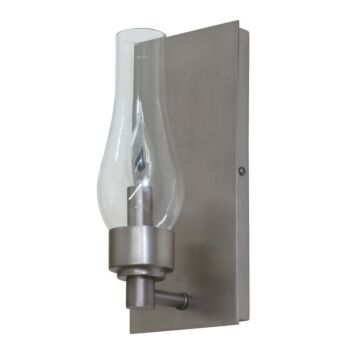 Lake Shore One Light Wall Sconce in Satin Pewter by House of Troy