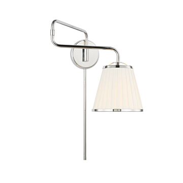 Esther One Light Wall Sconce in Polished Nickel by Visual Comfort Studio