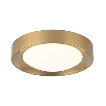 Essene LED Ceiling Mount in Aged Gold Brass by Matteo Lighting