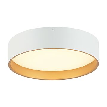 Novalee LED Flush Mount in Matte White by Matteo Lighting