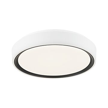 Alamus LED Ceiling Mount in Aged Gold Brass   White by Matteo Lighting