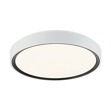 Alamus LED Ceiling Mount in Aged Gold Brass   White by Matteo Lighting