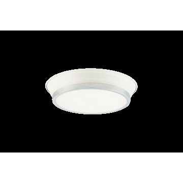 Jaxx One Light Ceiling Mount in White   Chrome by Matteo Lighting