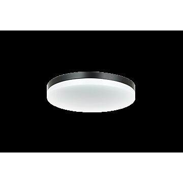 Orion LED Flush Mount in Black by Matteo Lighting
