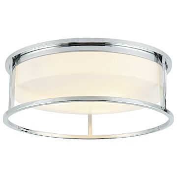 Framerton Three Light Ceiling Mount in Chrome by Matteo Lighting