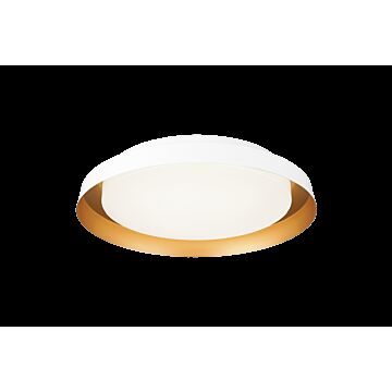 Vieno One Light Flush Mount in White by Matteo Lighting