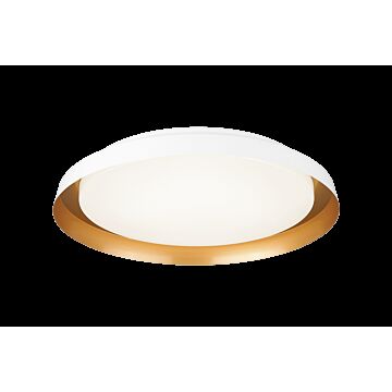 Vieno One Light Flush Mount in White by Matteo Lighting